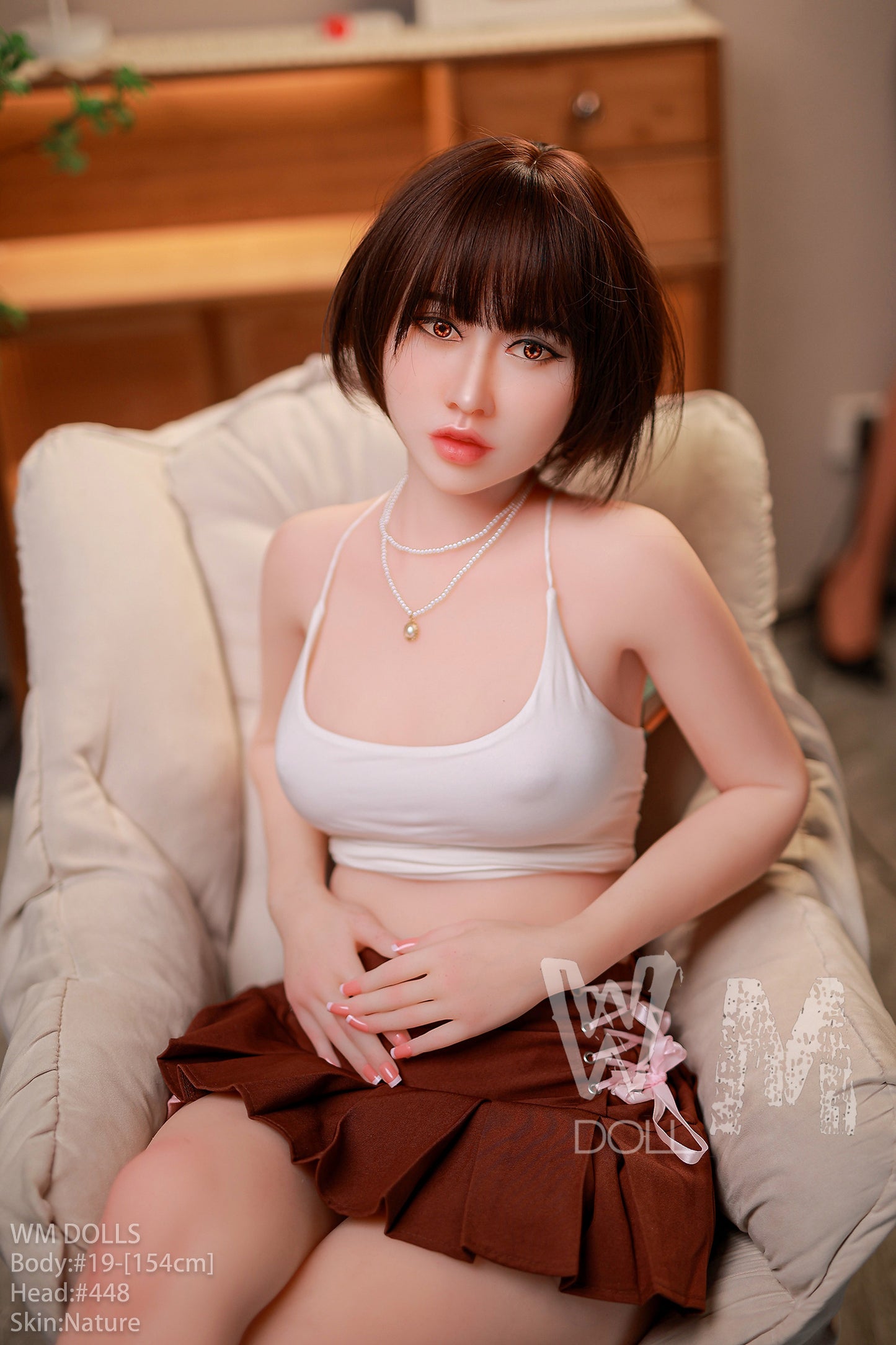 154cm (5'0") & WM Dolls & B-cup Hot Sex Doll – Grace